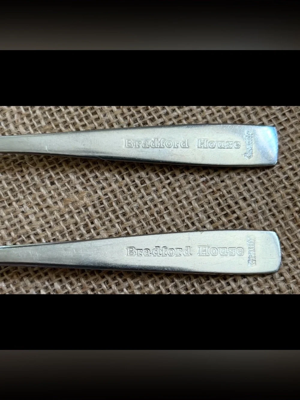 Vintage Bradford House Dinner Forks Set Of Two Flatware Restaurant Ware